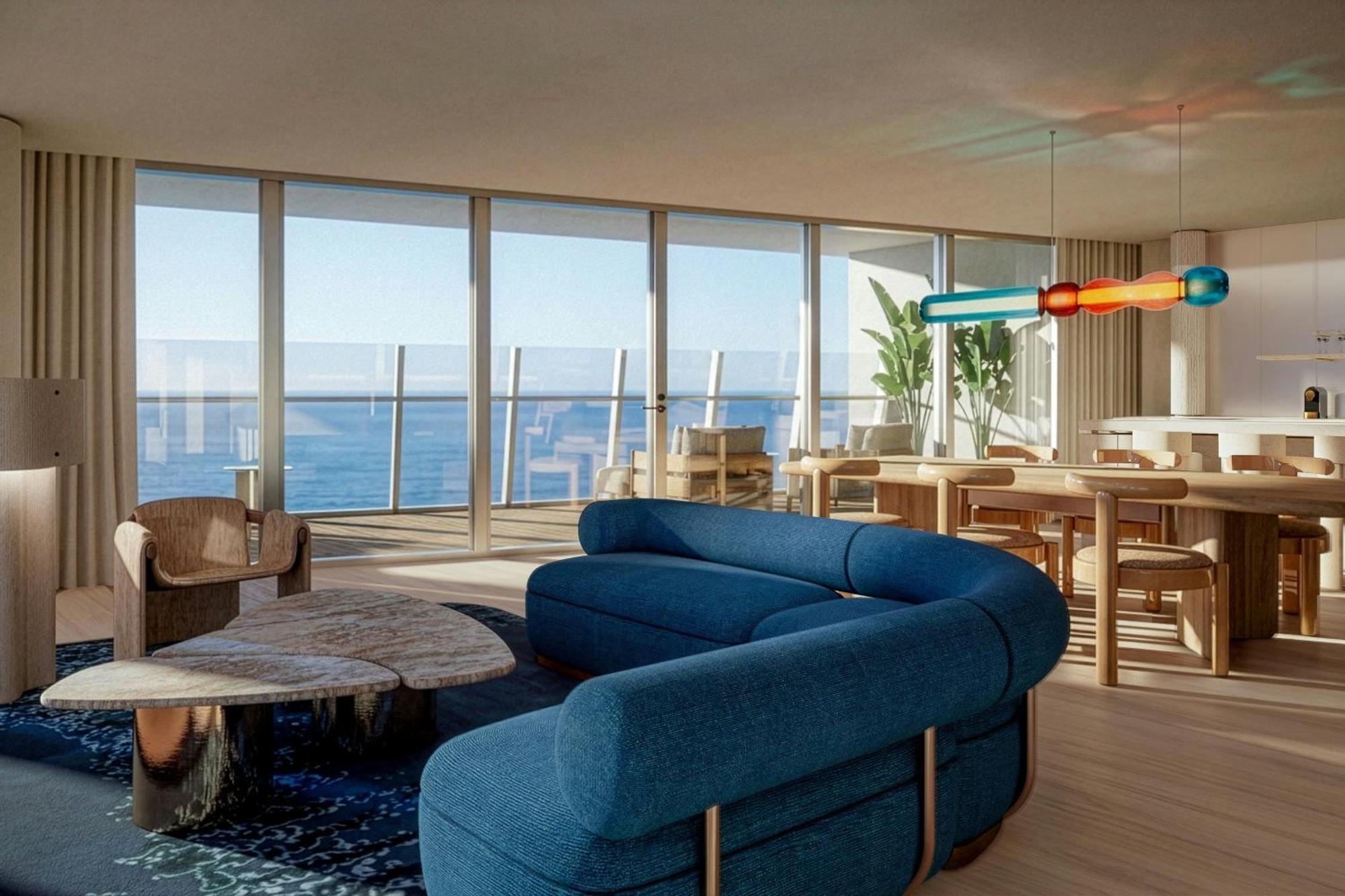 Loft-Suite mit 2 Schlafzimmern, 1 Kingsize-Bett und 2 Einzelbetten