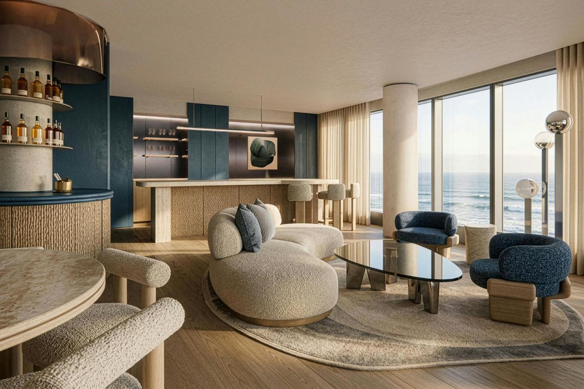 Präsidentensuite Penthouse mit 3 Schlafzimmern, Meerblick und Terrasse